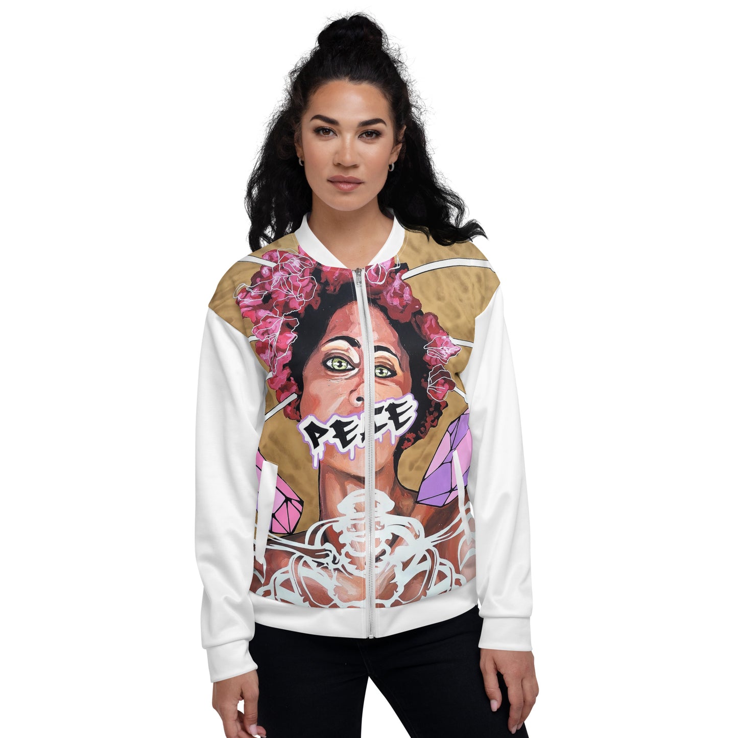 Unisex Bomberjacke Peace