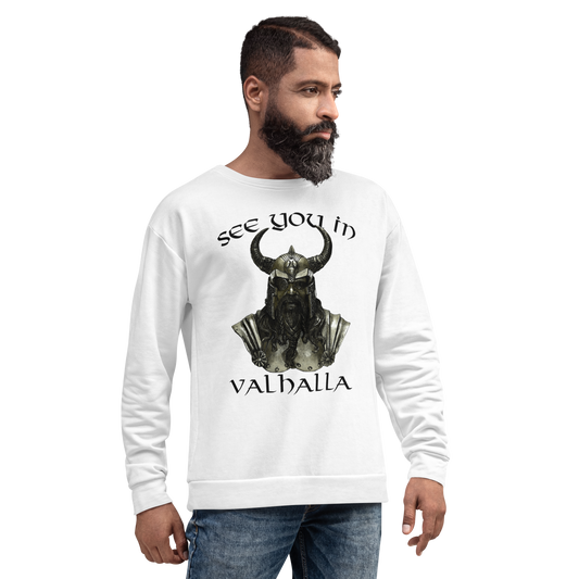 Unisex-Pullover See you in Valhalla