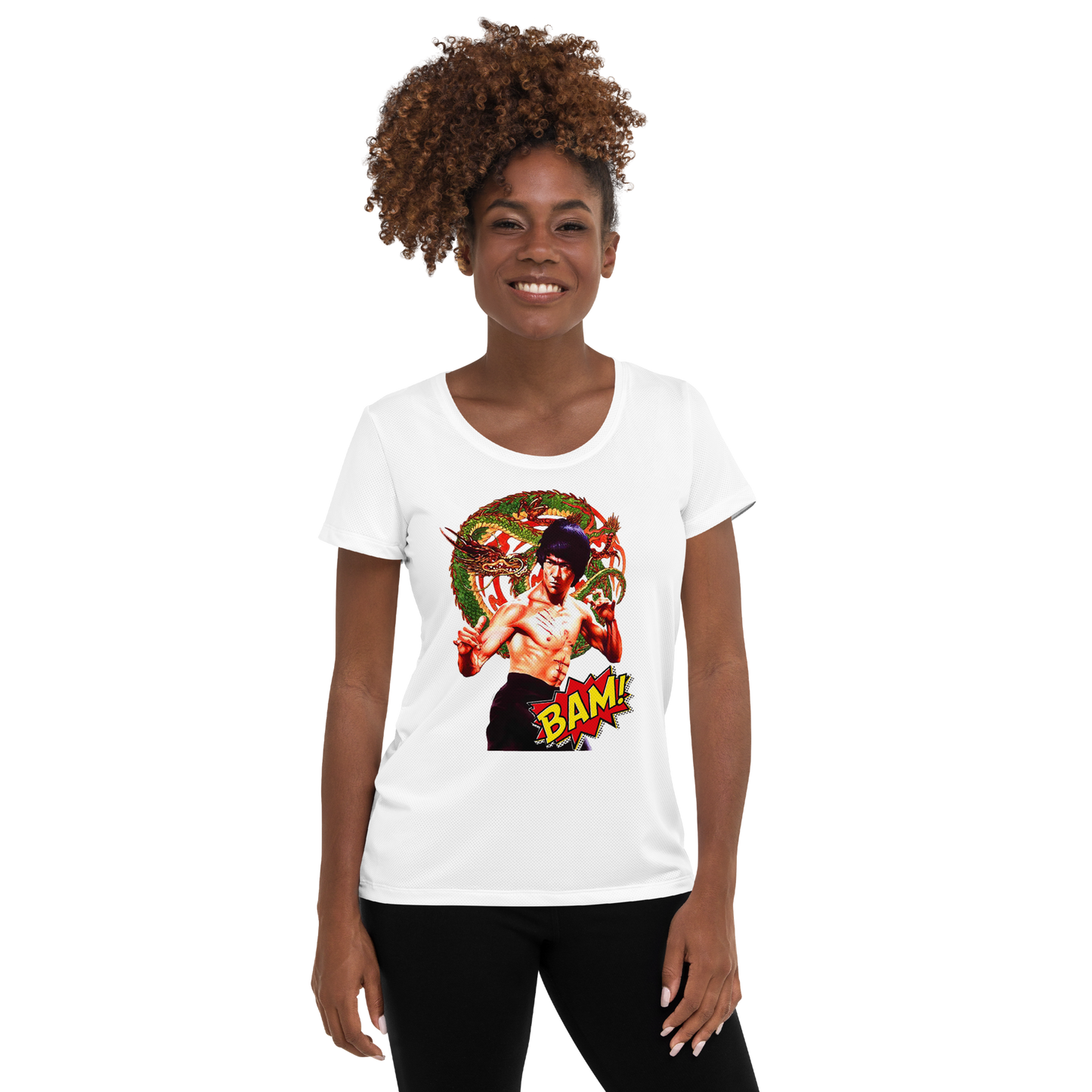 Allover-Sport-T-Shirt für Damen Bruce Lee