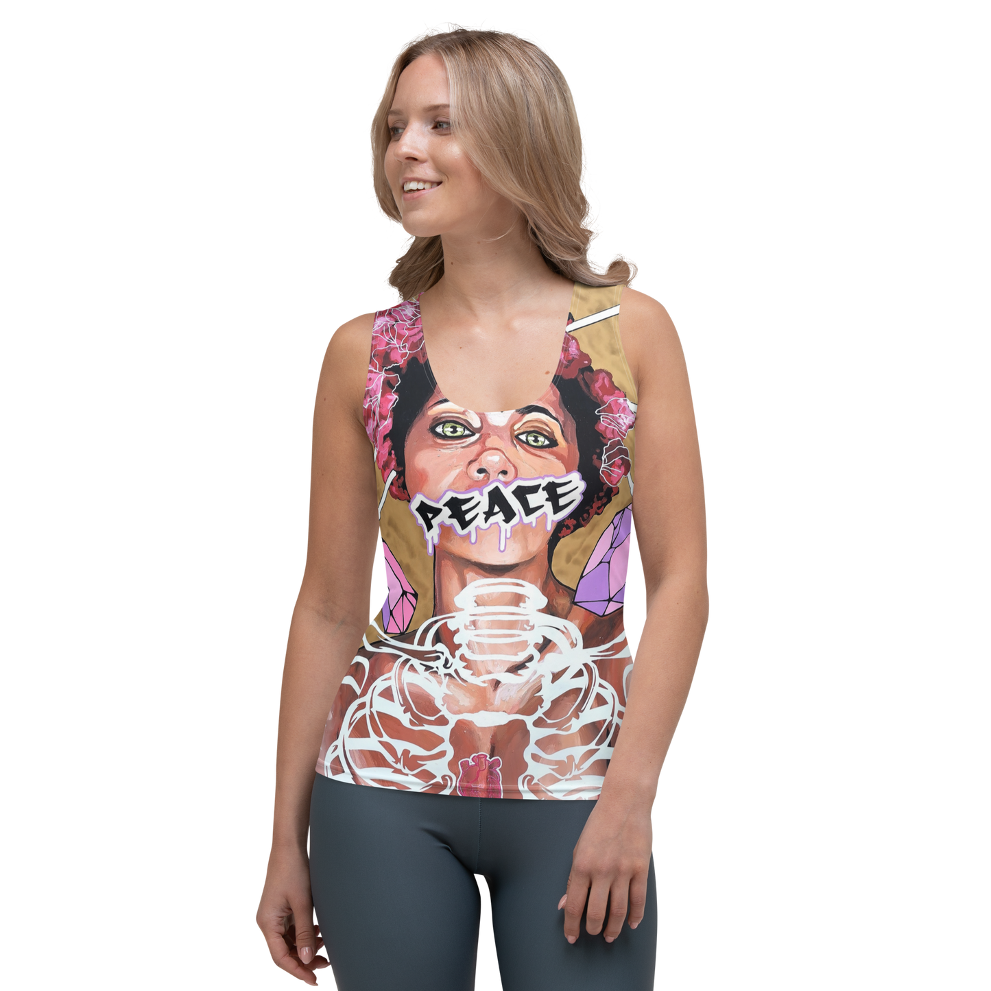 Sublimation-Cut-&-Sew-Tank-Top Peace