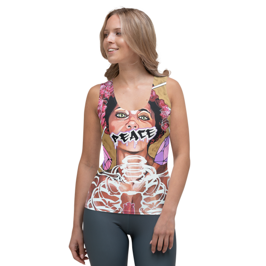 Sublimation-Cut-&-Sew-Tank-Top Peace