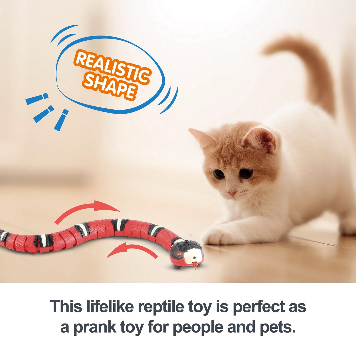 Katzenspielzeug Katze Spielzeug Schlangen Weihnachtsstreich USB