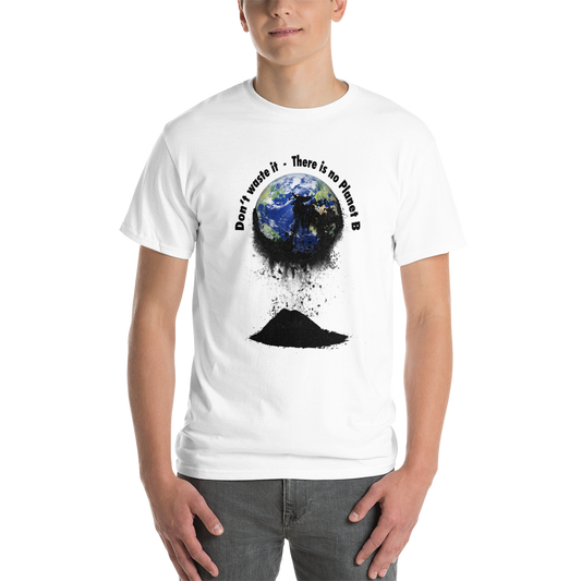 Kurzärmeliges T-Shirt Don't waste it. There is no Planet B.
