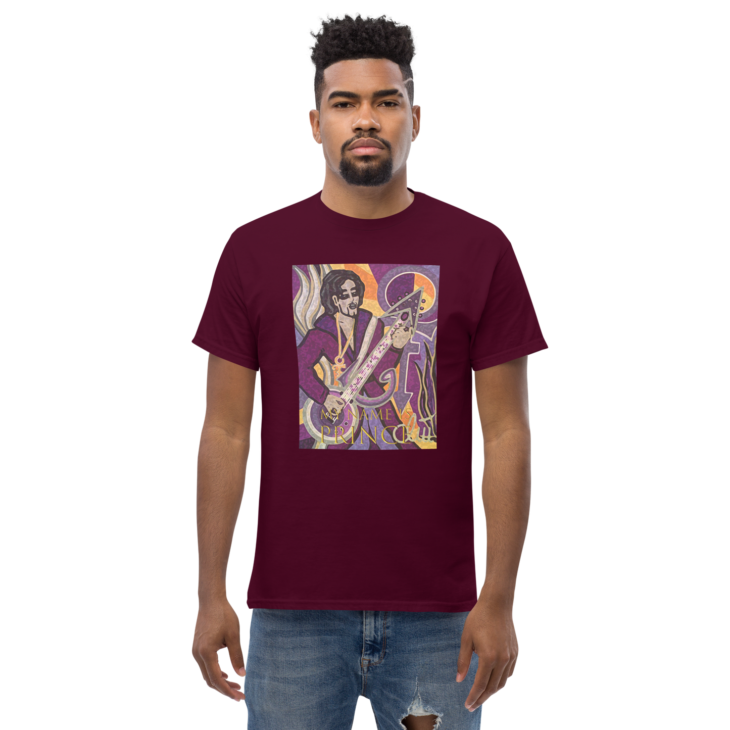 Klassisches Herren-T-Shirt My name is Prince