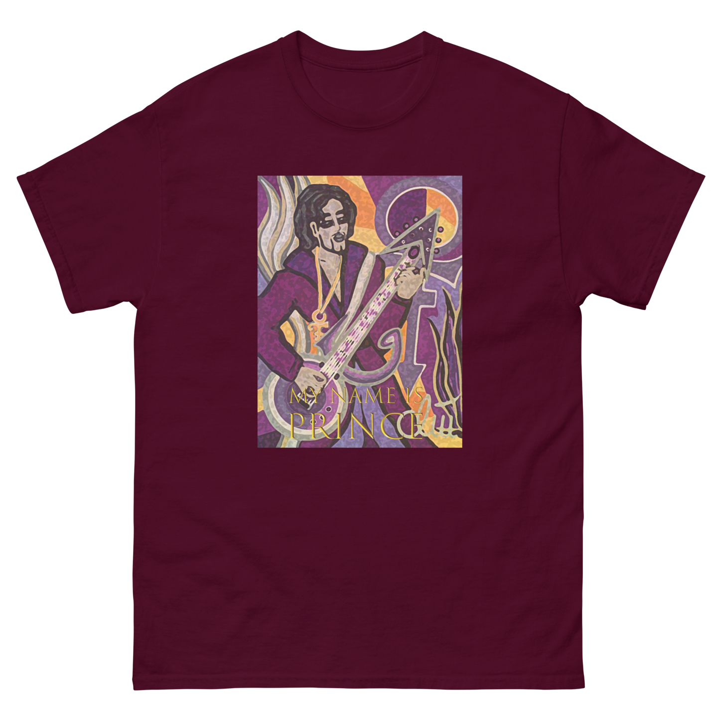 Klassisches Herren-T-Shirt My name is Prince