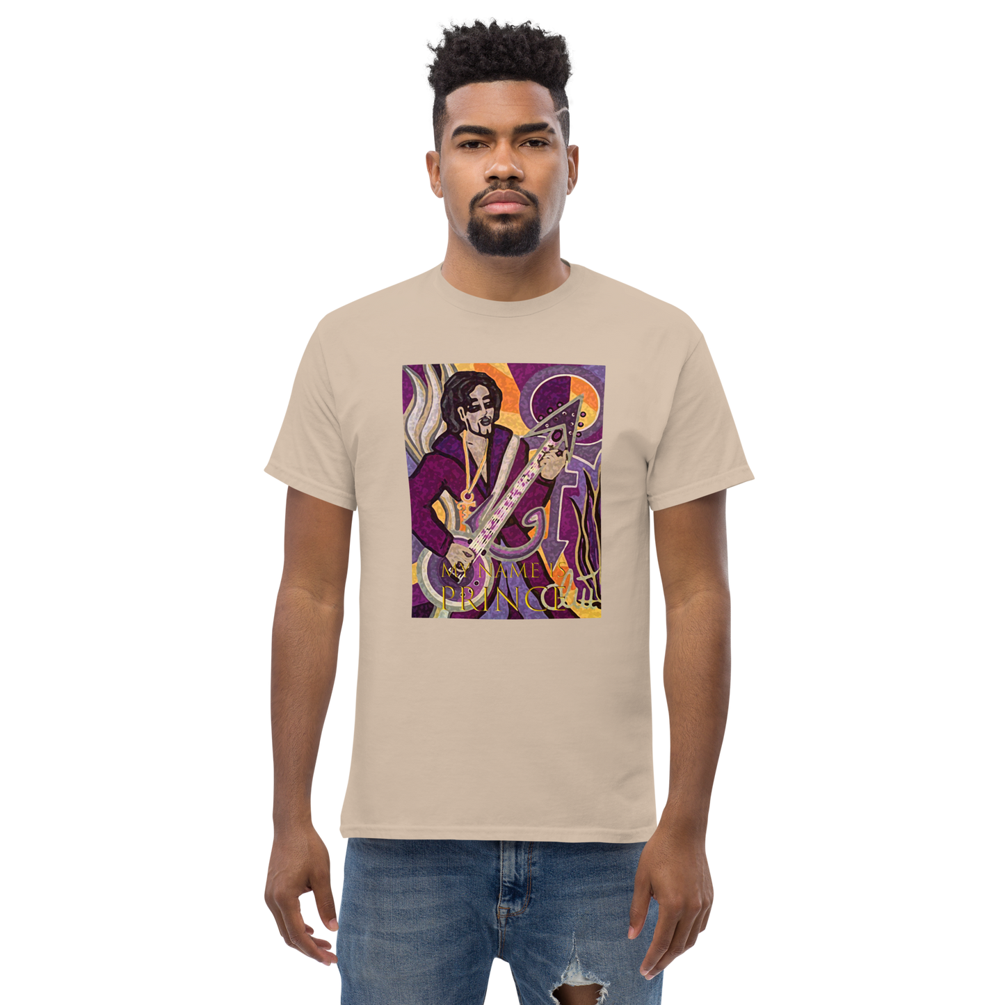 Klassisches Herren-T-Shirt My name is Prince