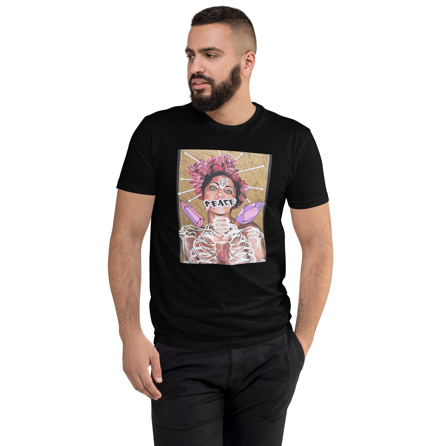 Kurzärmeliges T-Shirt Peace