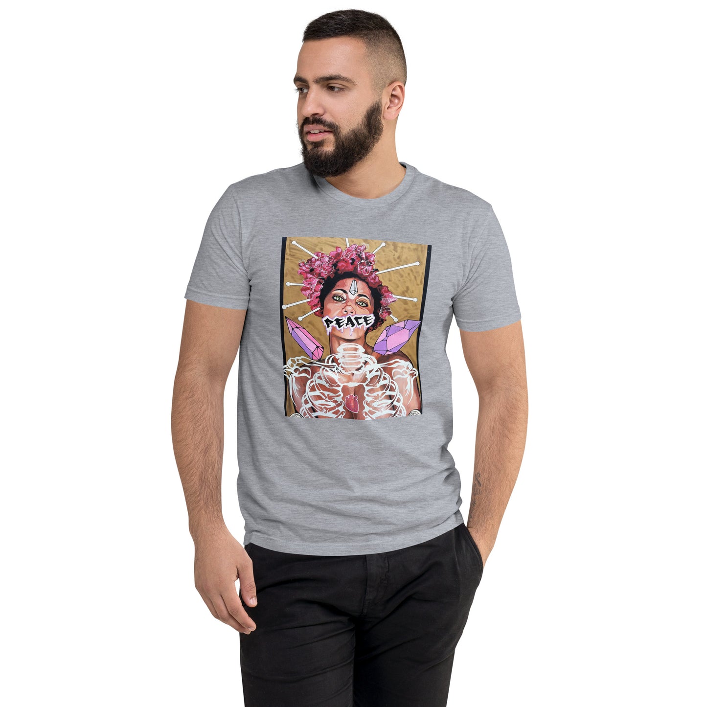 Kurzärmeliges T-Shirt Peace