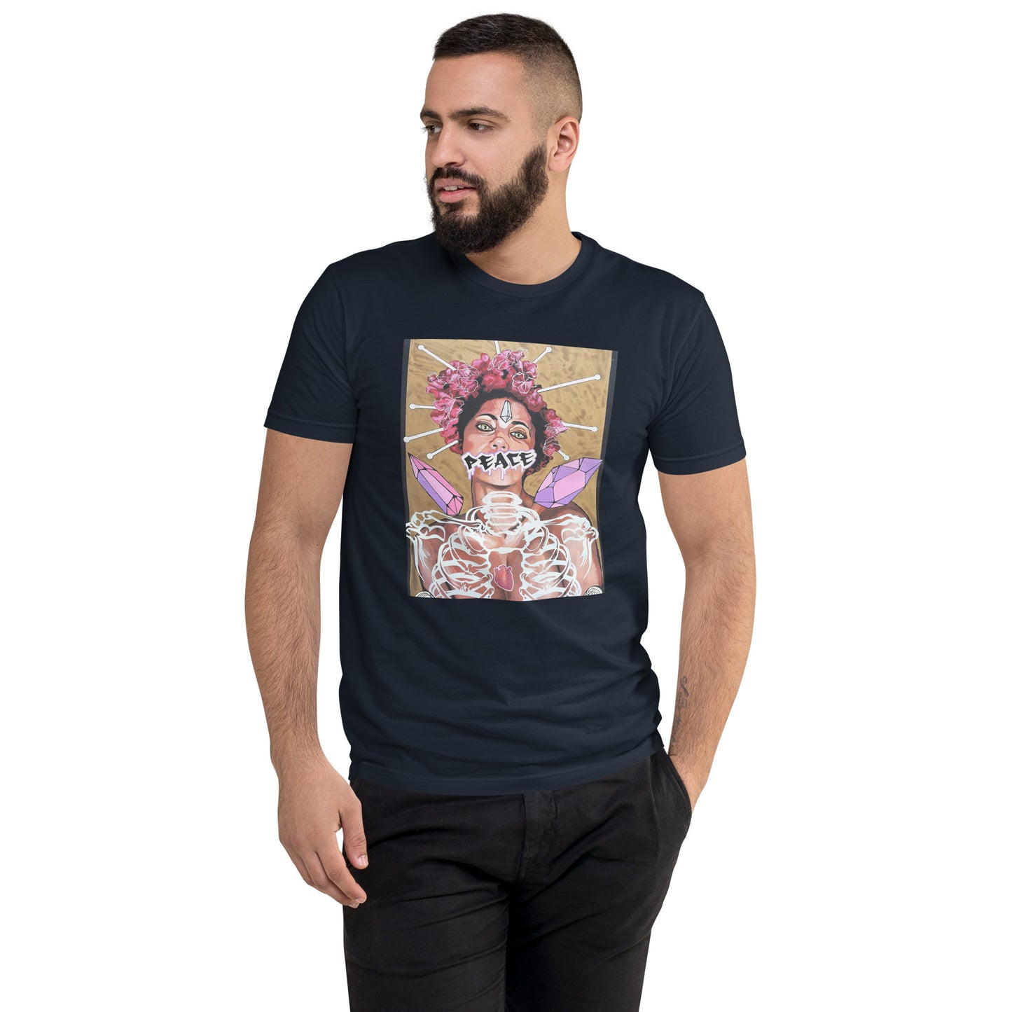 Kurzärmeliges T-Shirt Peace