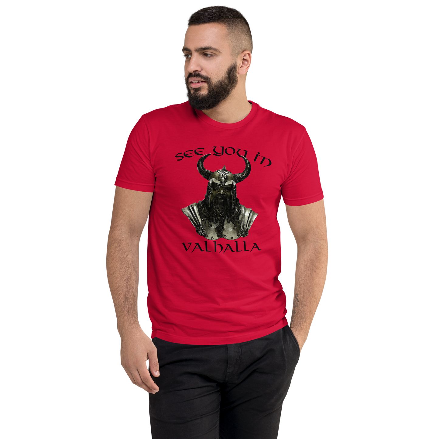 Kurzärmeliges T-Shirt See you in Valhalla