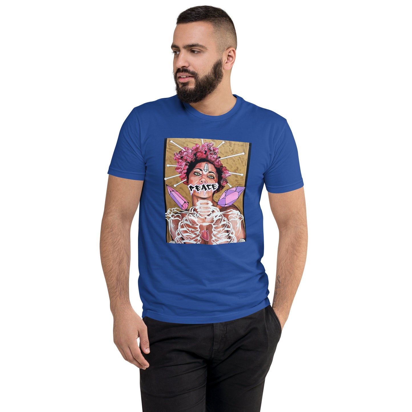 Kurzärmeliges T-Shirt Peace
