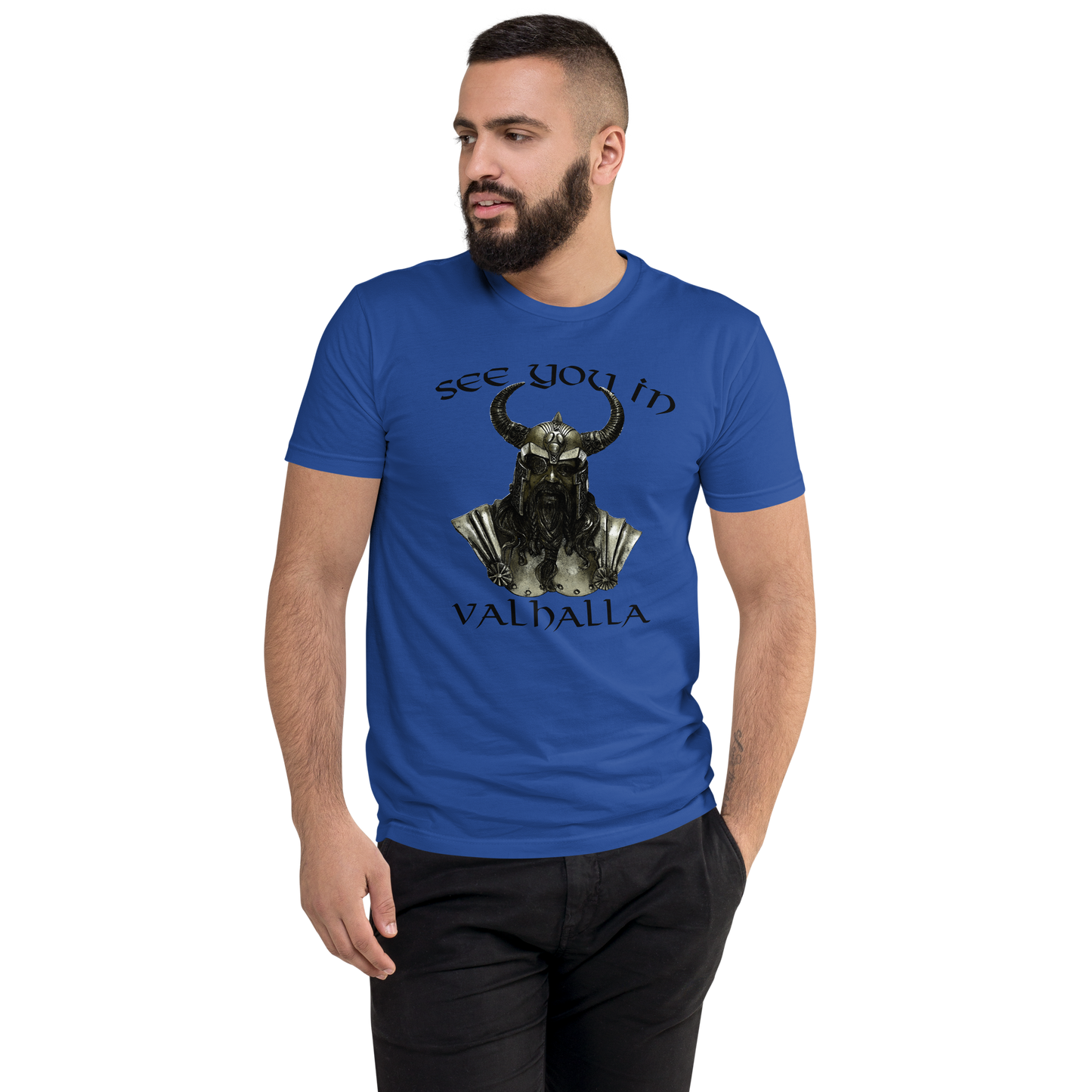 Kurzärmeliges T-Shirt See you in Valhalla