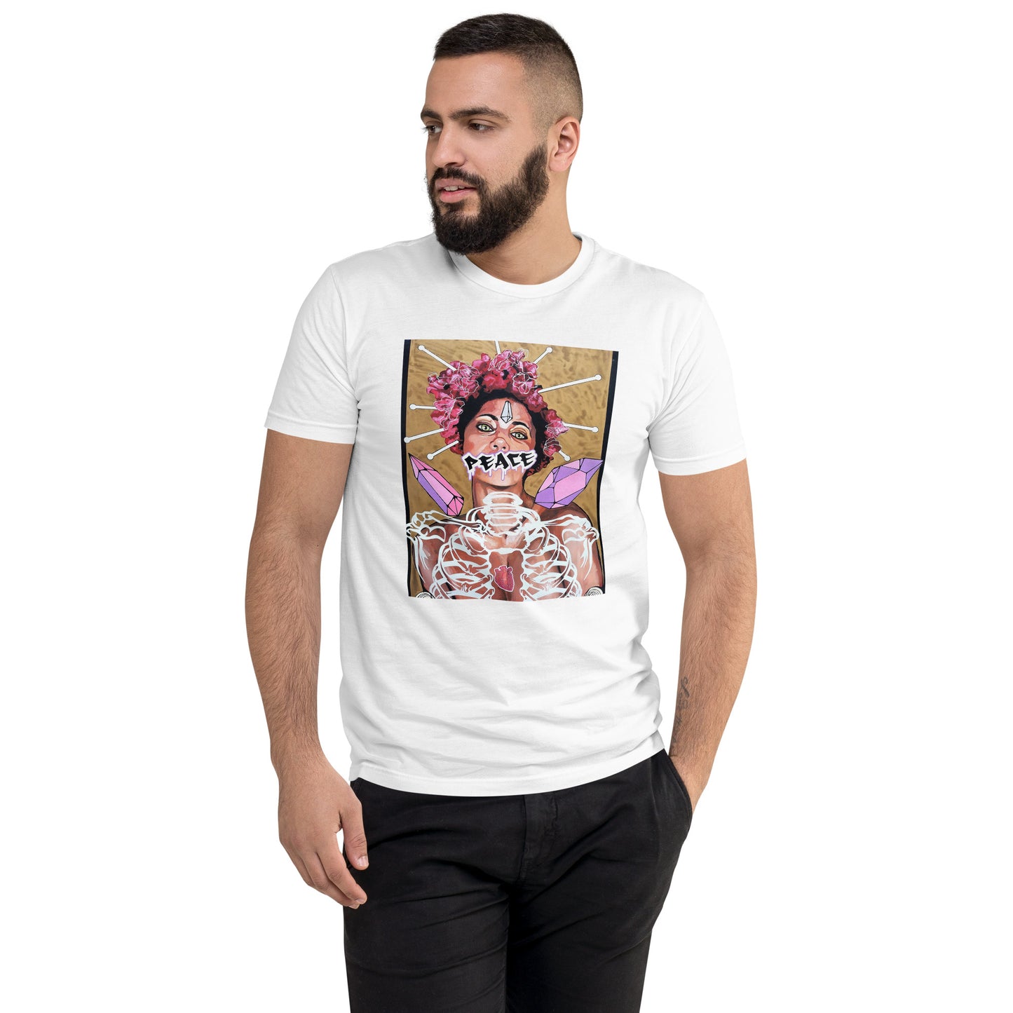 Kurzärmeliges T-Shirt Peace