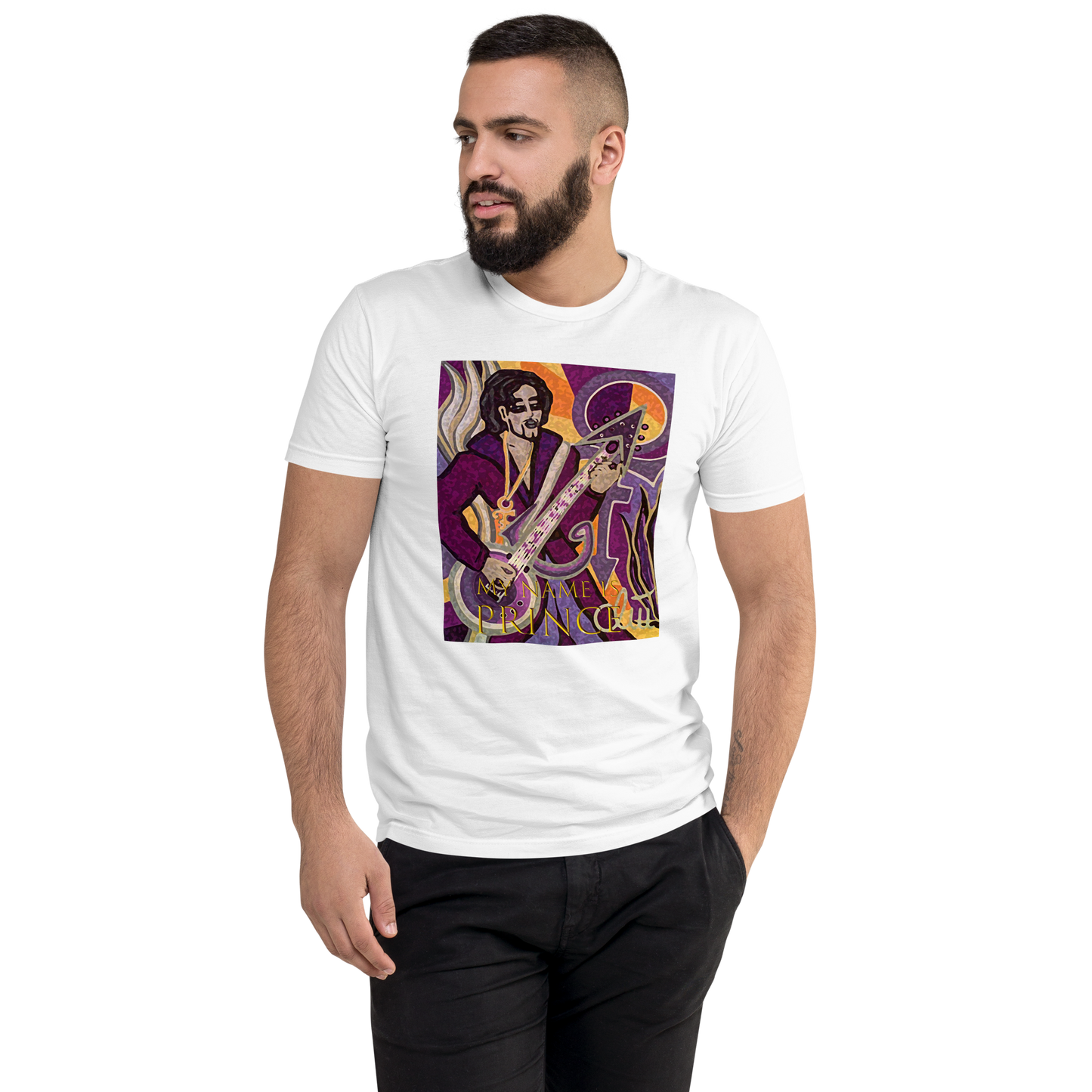 Kurzärmeliges T-Shirt My name is Prince