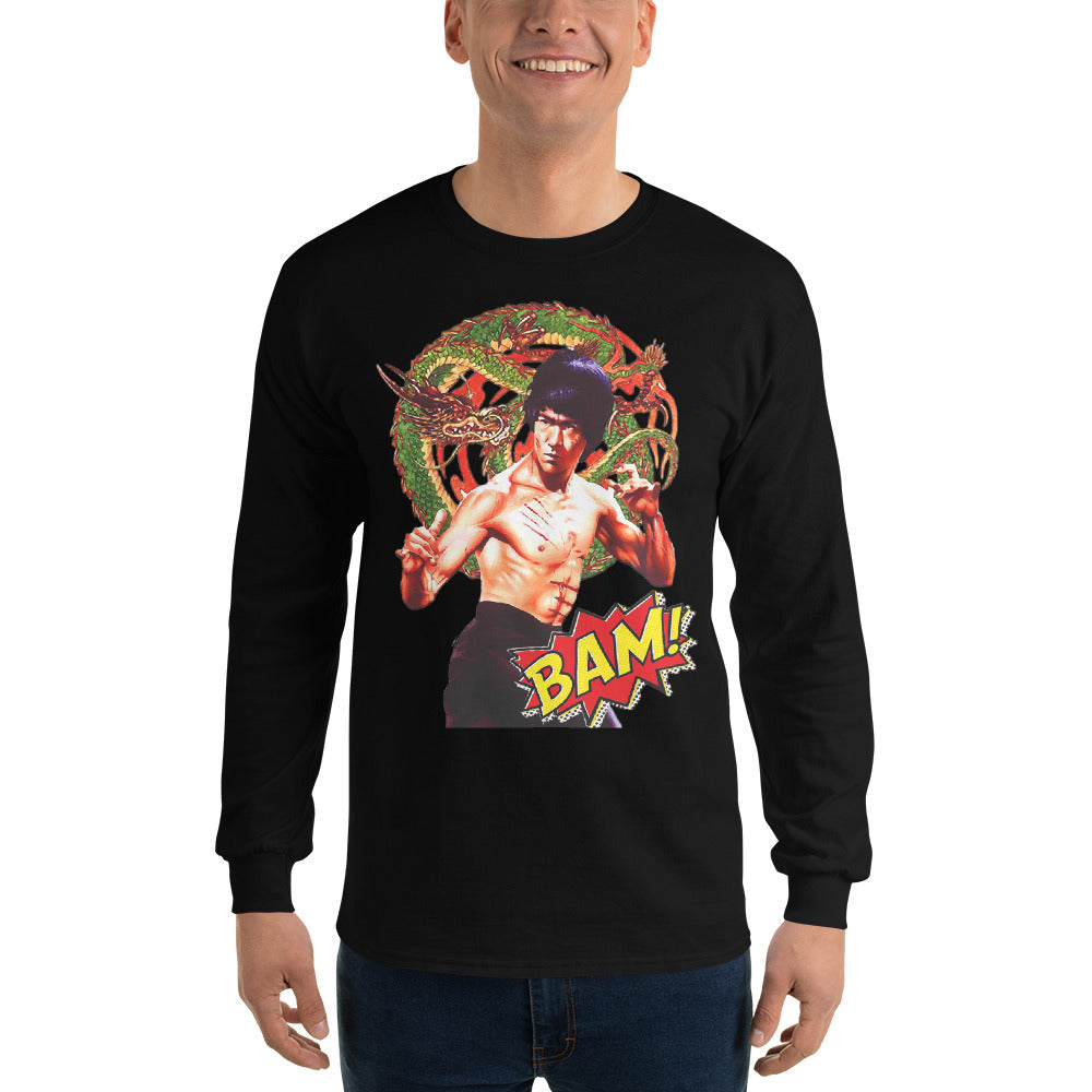 Herren-Langarmshirt Bruce Lee
