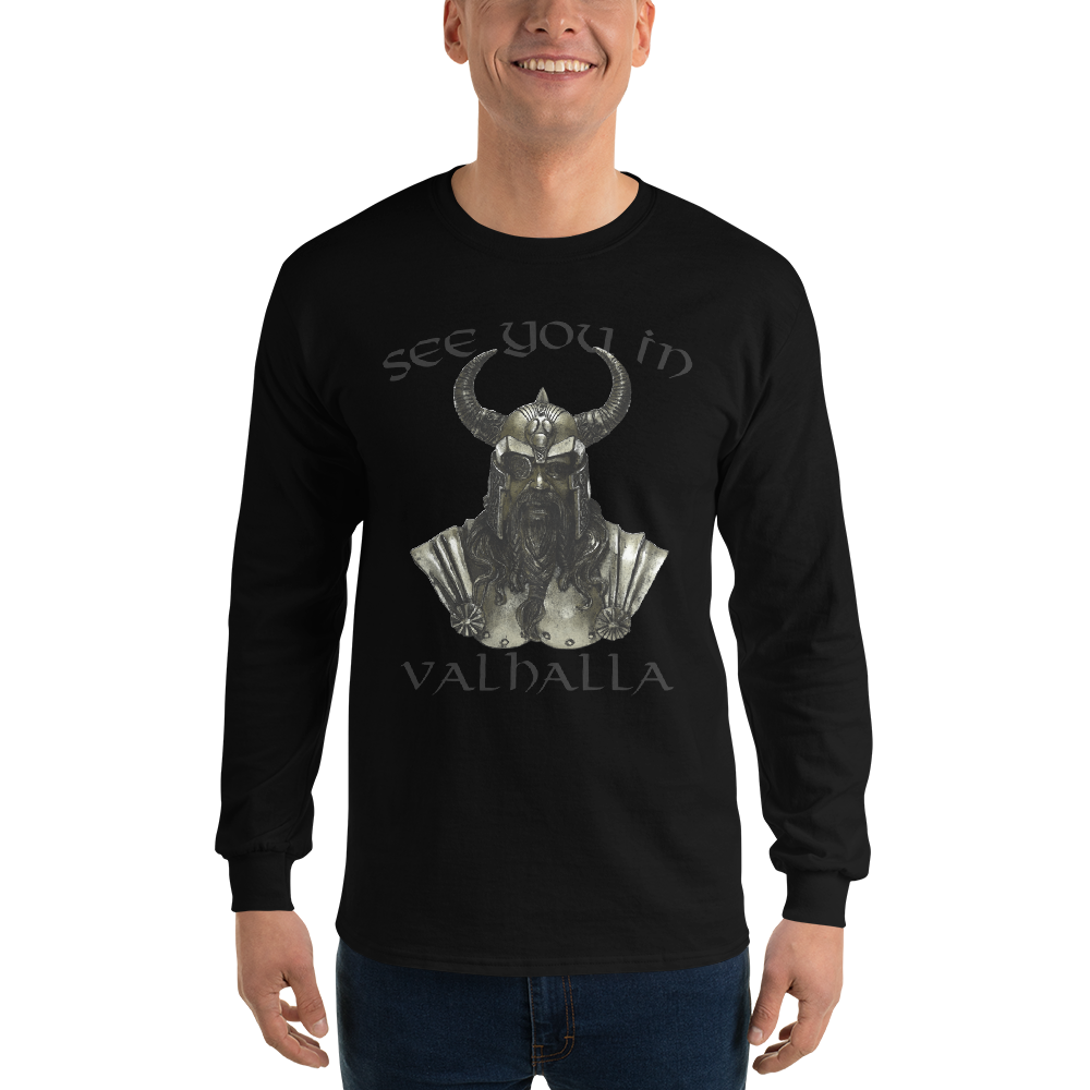 Herren-Langarmshirt See you in Valhalla