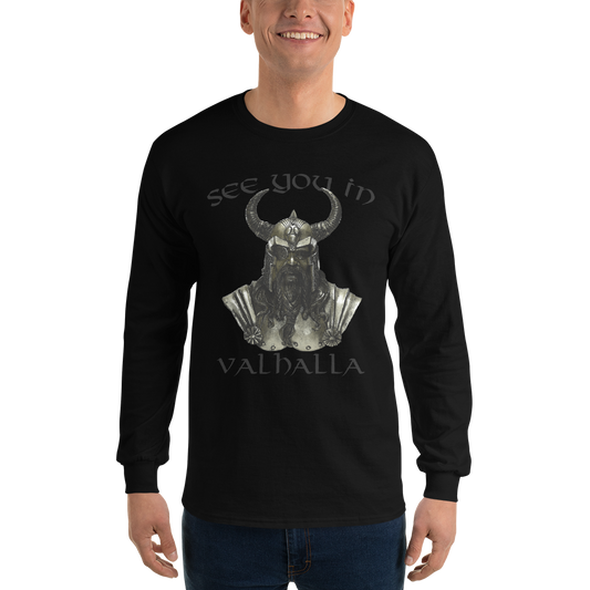 Herren-Langarmshirt See you in Valhalla