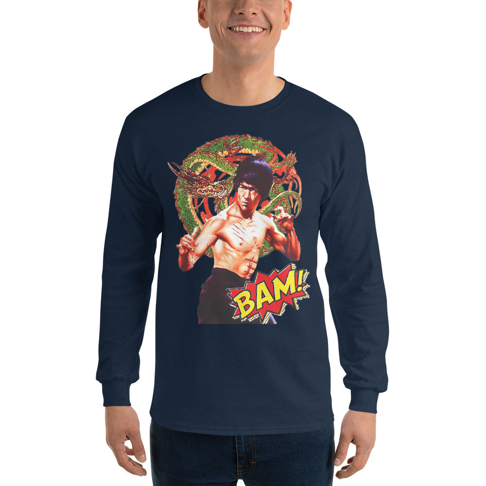 Herren-Langarmshirt Bruce Lee