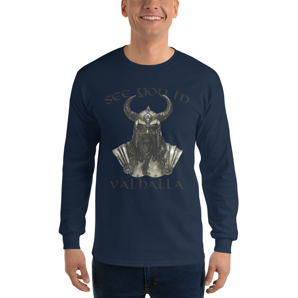 Herren-Langarmshirt See you in Valhalla