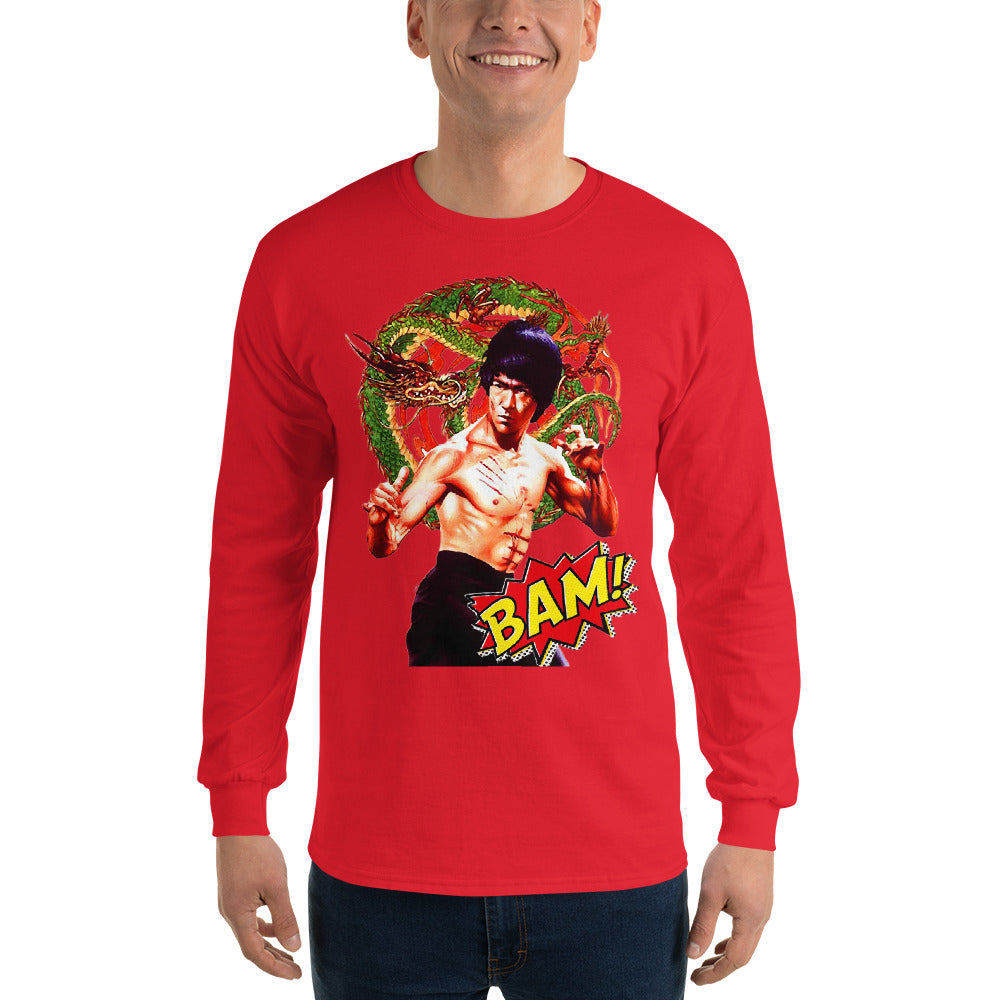 Herren-Langarmshirt Bruce Lee
