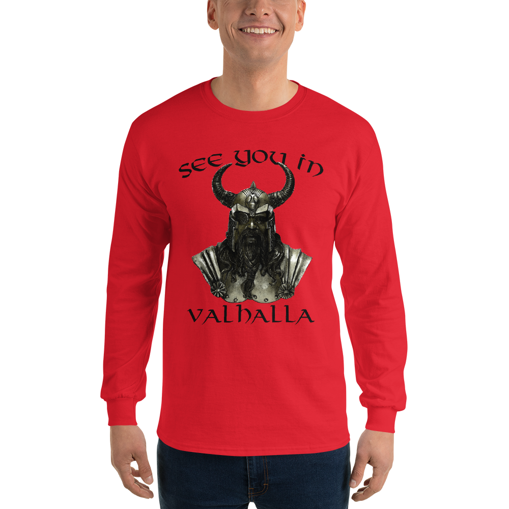 Herren-Langarmshirt See you in Valhalla