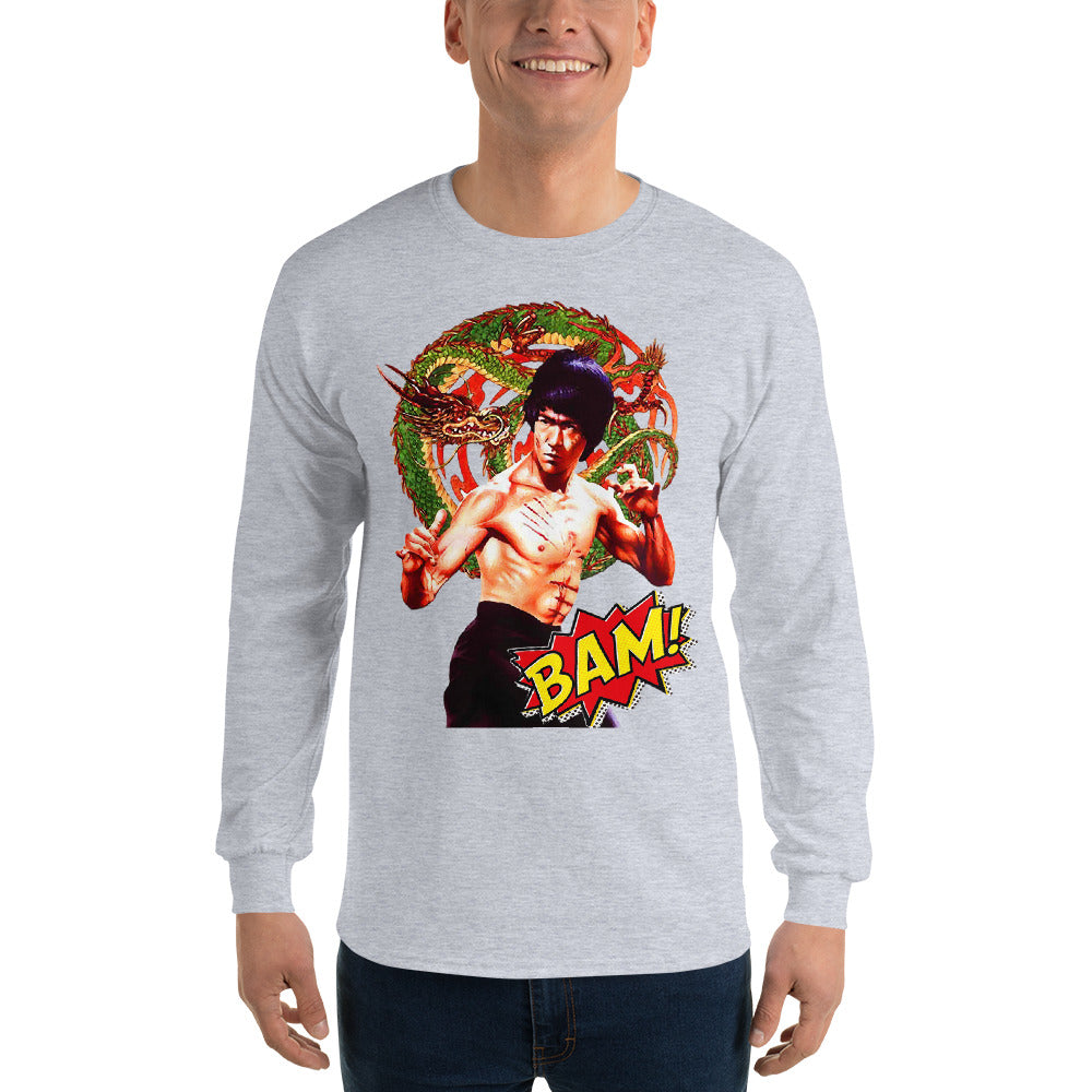 Herren-Langarmshirt Bruce Lee