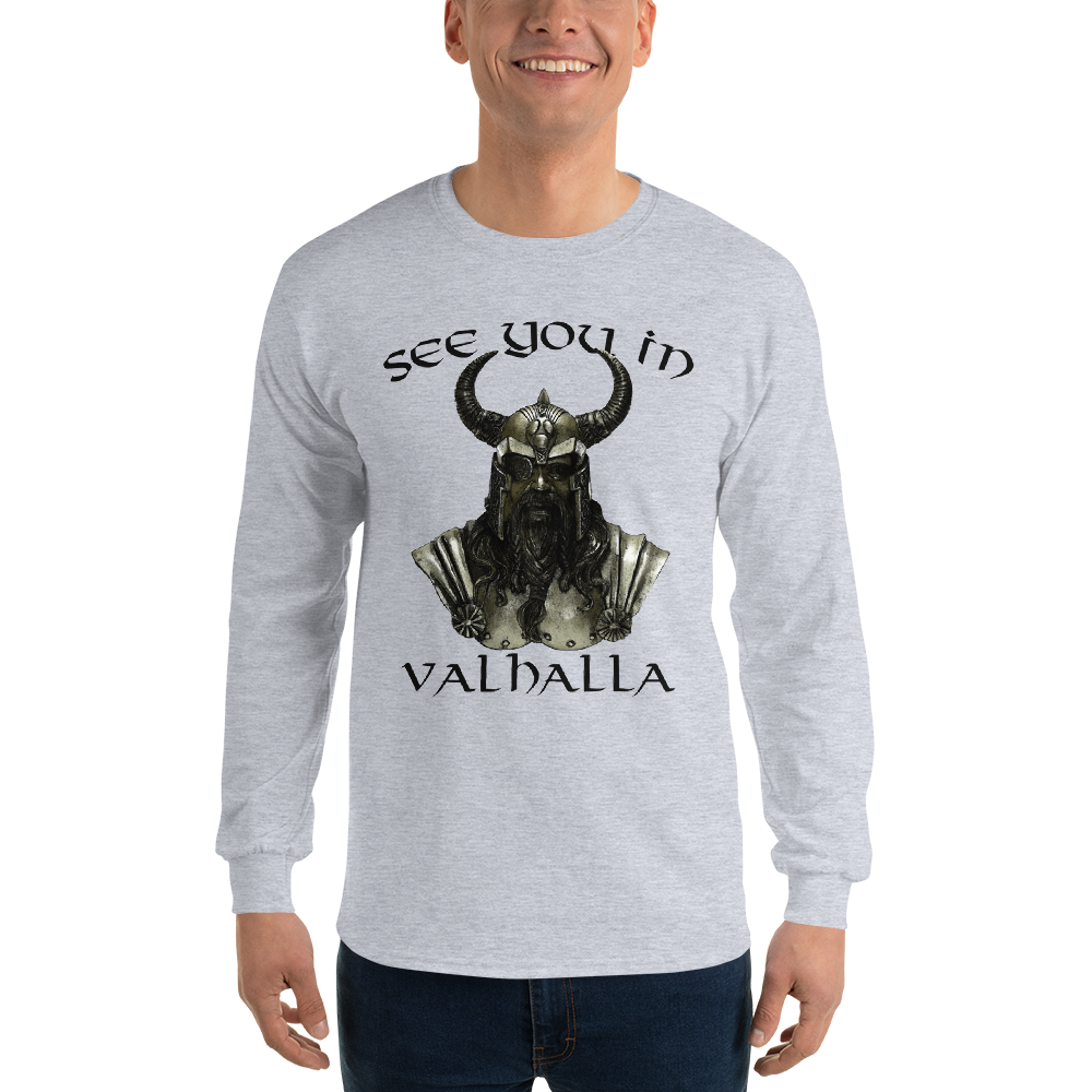 Herren-Langarmshirt See you in Valhalla
