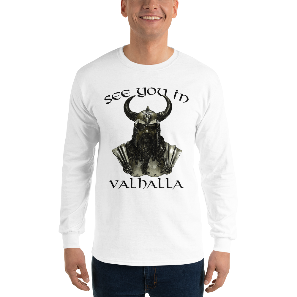 Herren-Langarmshirt See you in Valhalla