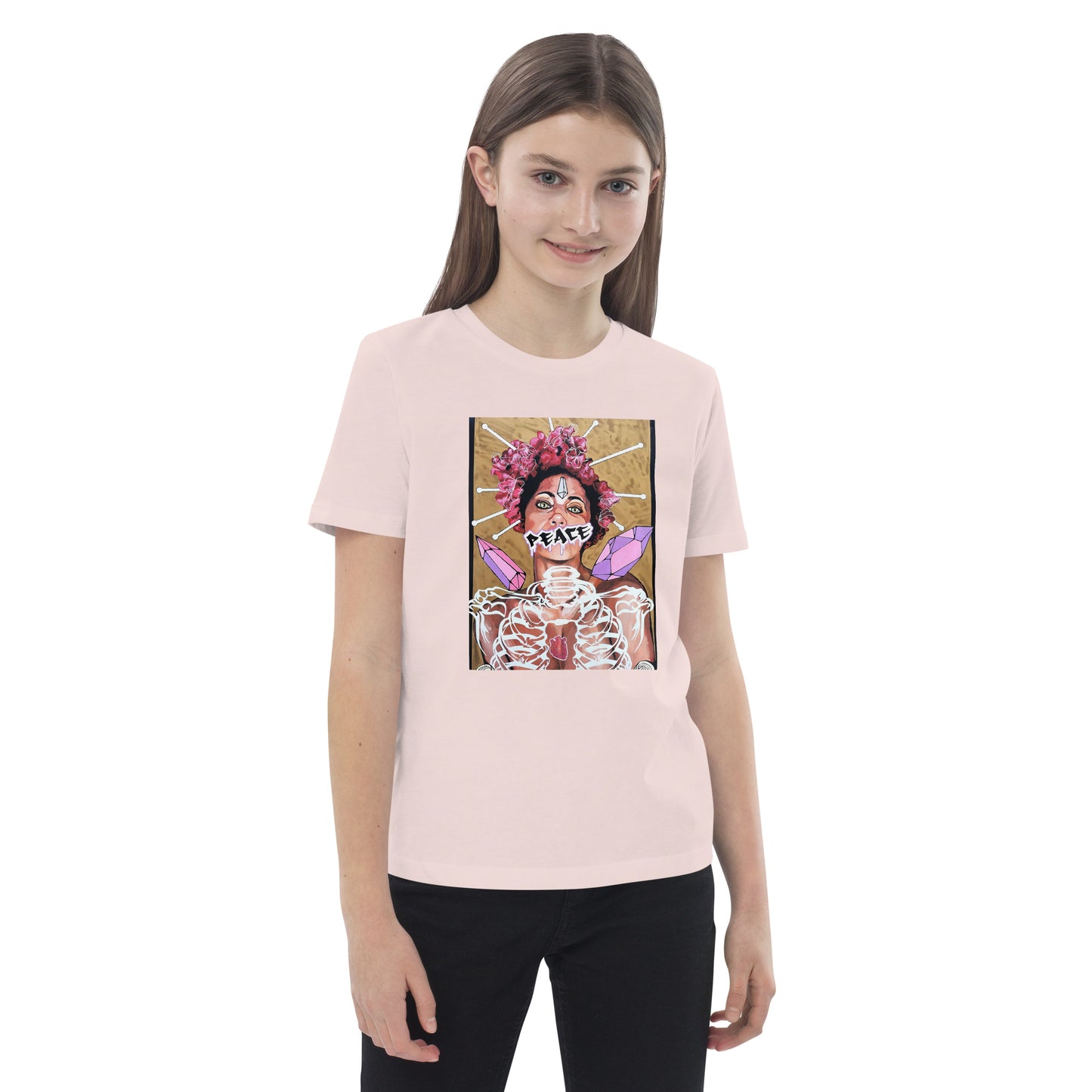 Bio-Baumwoll-T-Shirt für Kinder - Stanley Stella STTK909 PEACE