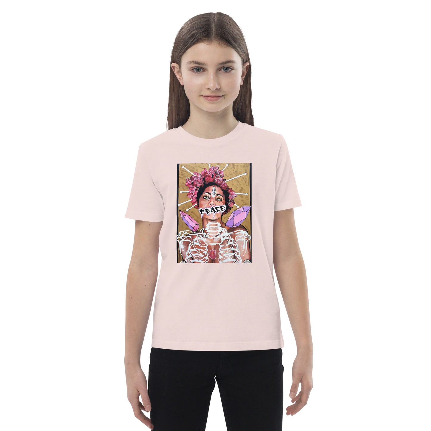 Bio-Baumwoll-T-Shirt für Kinder - Stanley Stella STTK909 PEACE