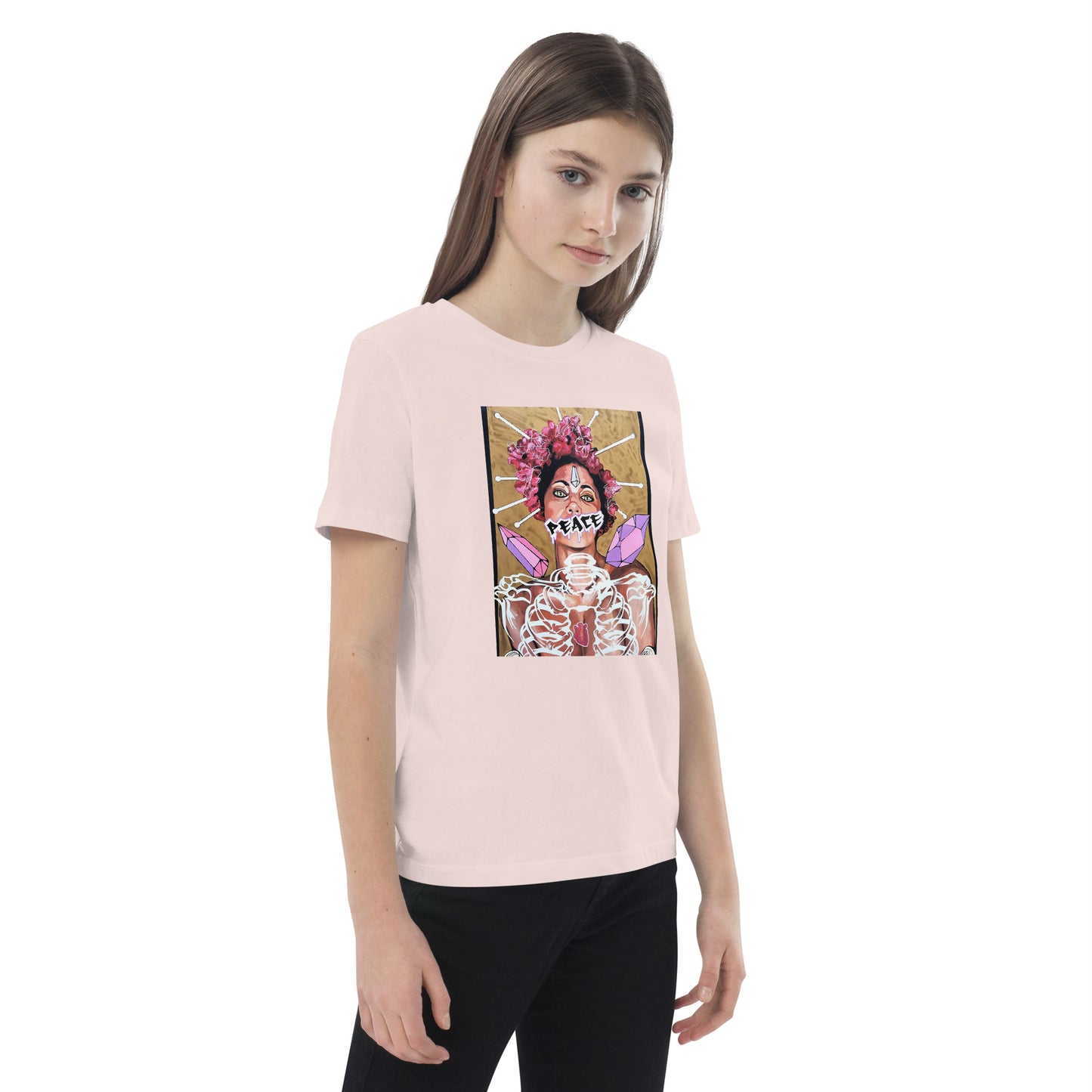 Bio-Baumwoll-T-Shirt für Kinder - Stanley Stella STTK909 PEACE