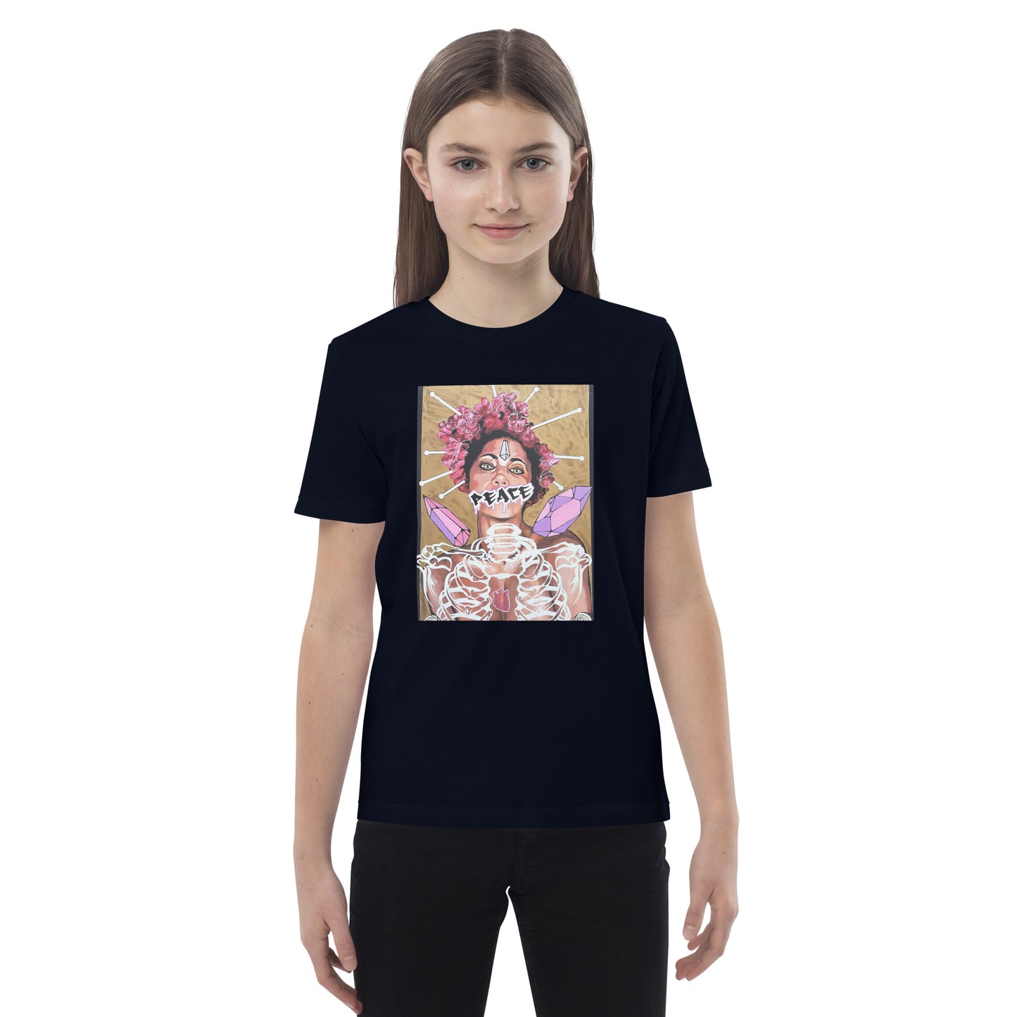 Bio-Baumwoll-T-Shirt für Kinder - Stanley Stella STTK909 PEACE