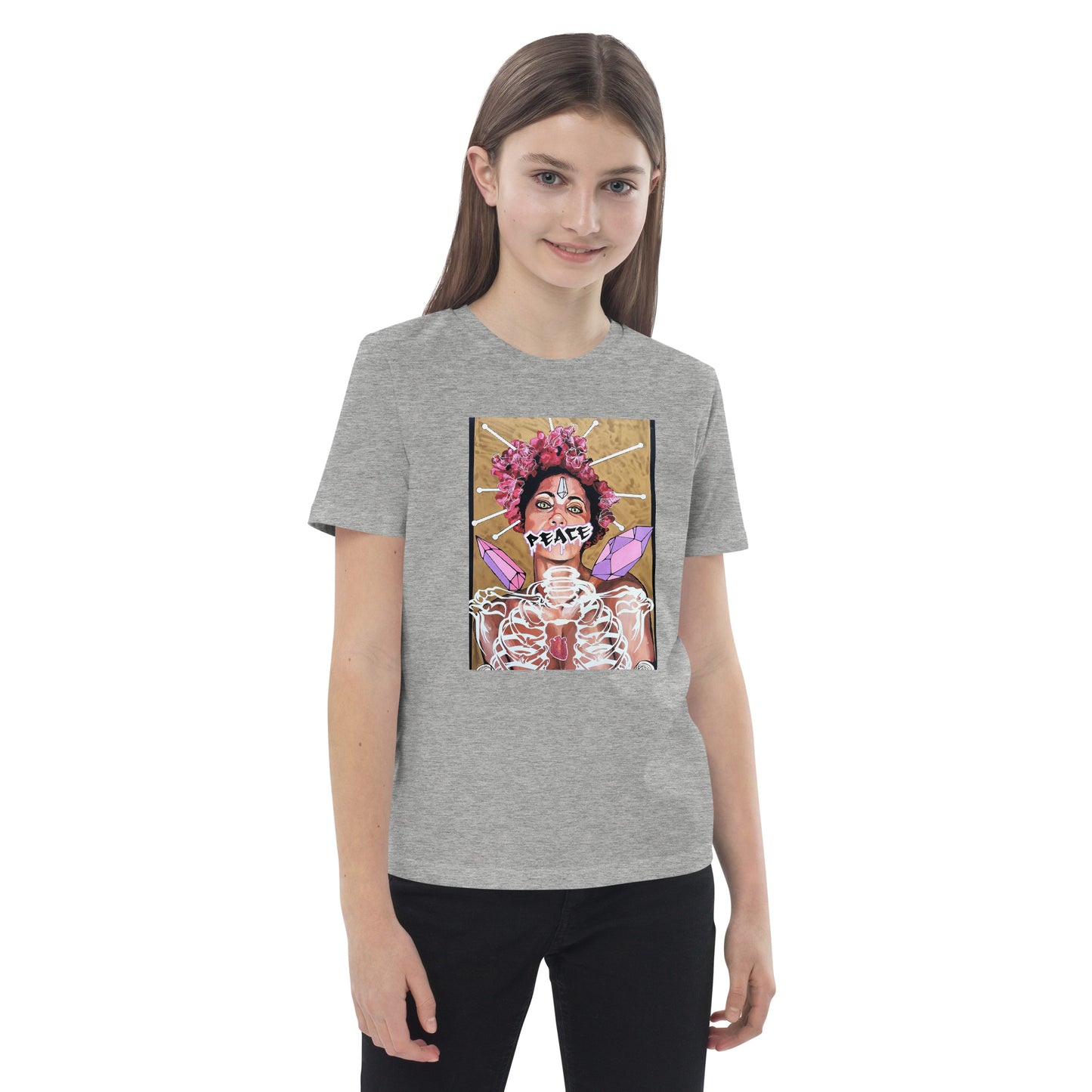 Bio-Baumwoll-T-Shirt für Kinder - Stanley Stella STTK909 PEACE