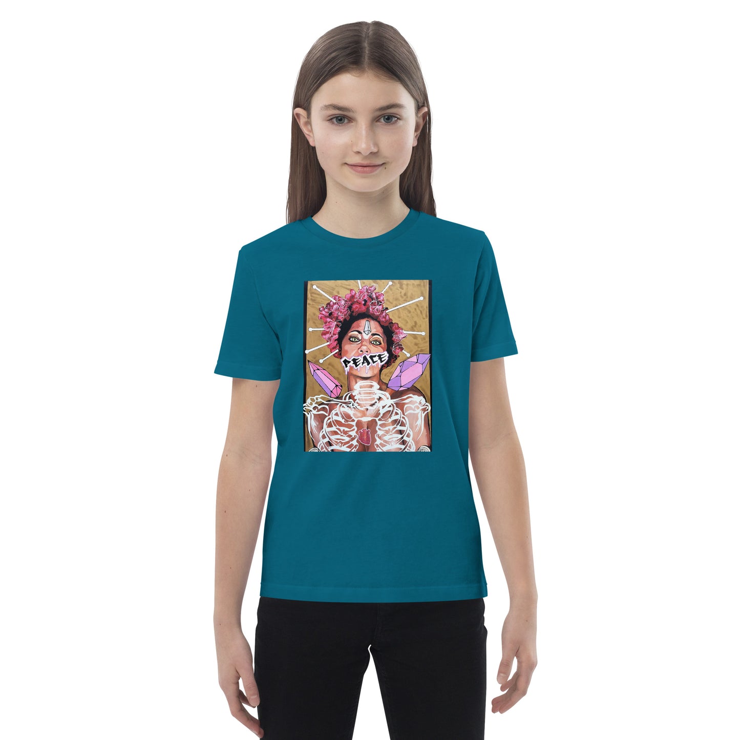 Bio-Baumwoll-T-Shirt für Kinder - Stanley Stella STTK909 PEACE