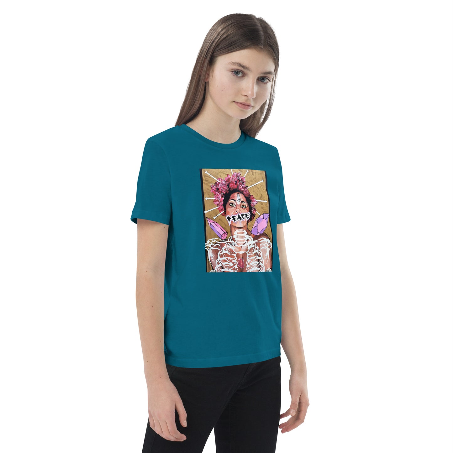Bio-Baumwoll-T-Shirt für Kinder - Stanley Stella STTK909 PEACE