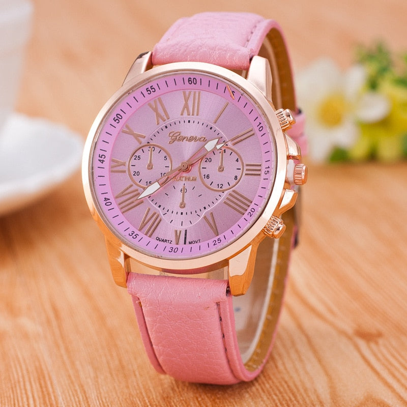 Fashion Frauen Luxus Quarzuhr Uhr