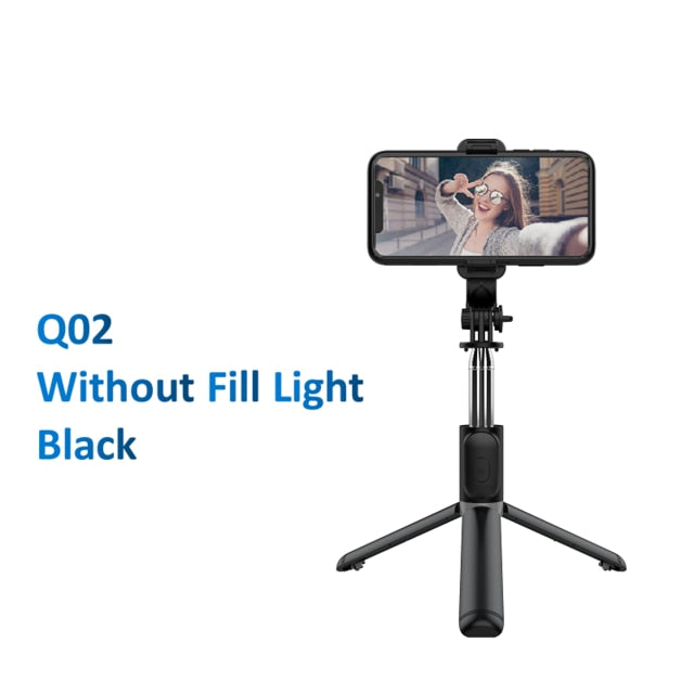 6 in 1 Wireless Bluetooth Selfie Stick faltbares Mini-Stativ mit Fülllicht-Shutter-Fernbedienung