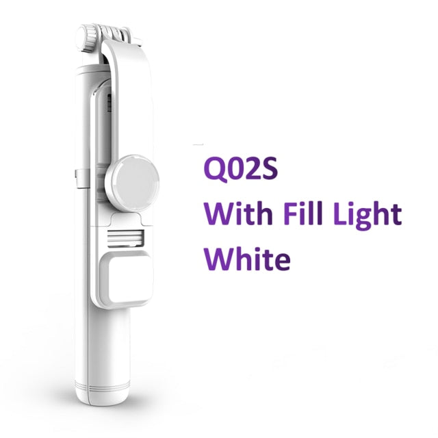6 in 1 Wireless Bluetooth Selfie Stick faltbares Mini-Stativ mit Fülllicht-Shutter-Fernbedienung
