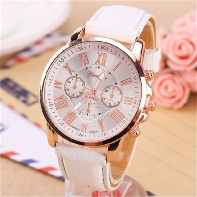 Fashion Frauen Luxus Quarzuhr Uhr