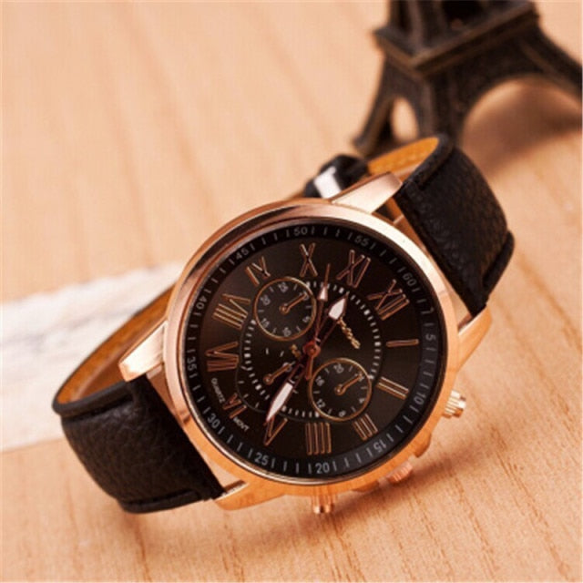 Fashion Frauen Luxus Quarzuhr Uhr