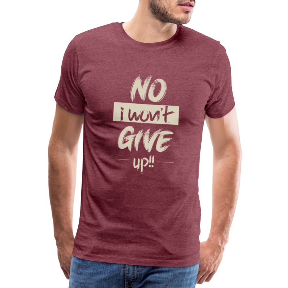 Men’s Premium T-Shirt - heather burgundy