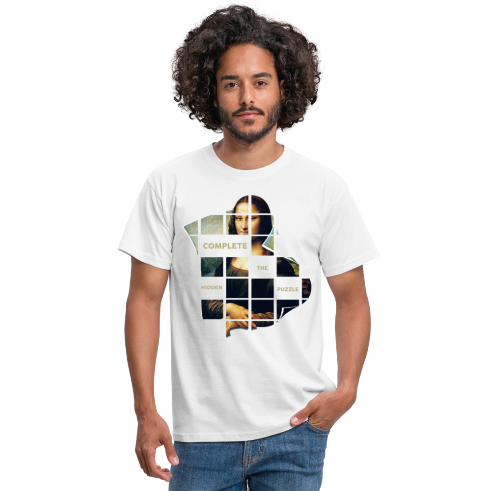Puzzle - Männer T-Shirt - Weiß