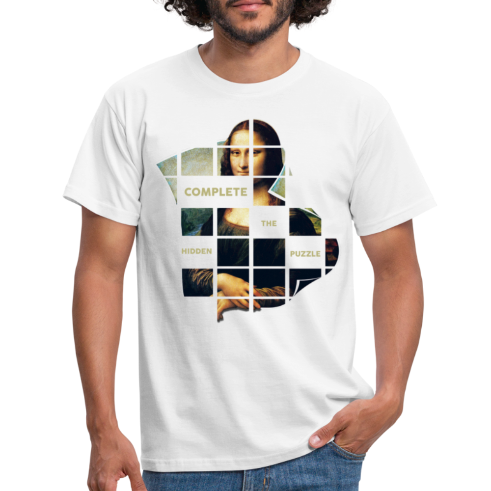 Puzzle - Männer T-Shirt - Weiß