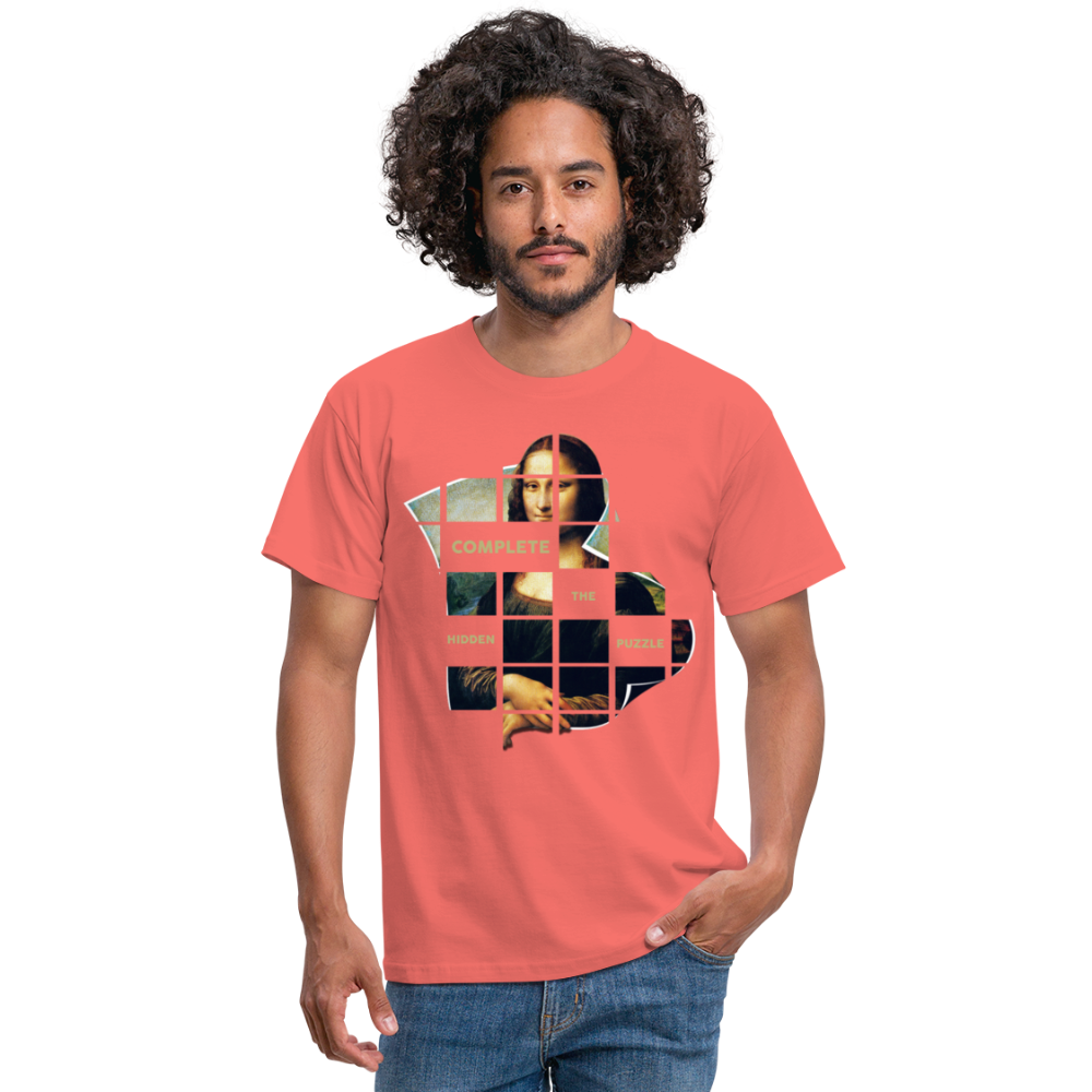 Puzzle - Männer T-Shirt - Koralle
