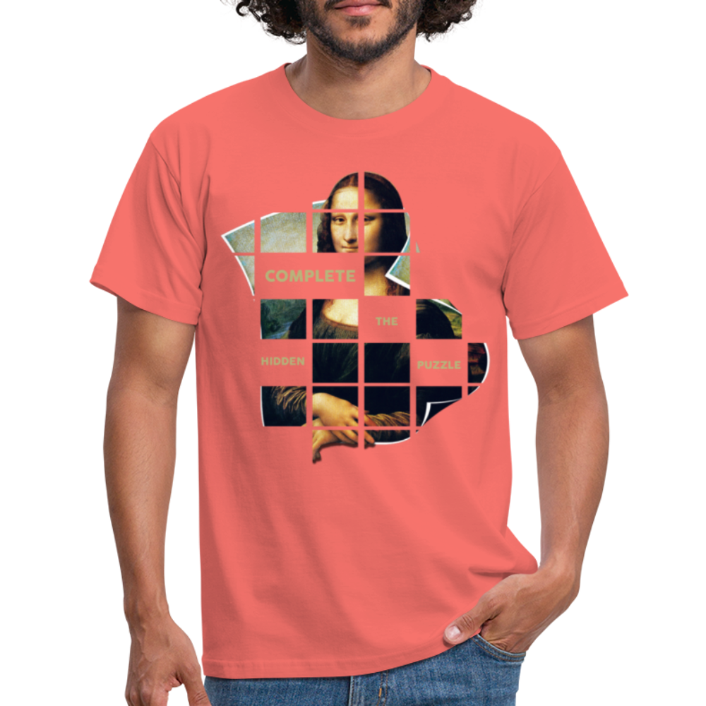 Puzzle - Männer T-Shirt - Koralle
