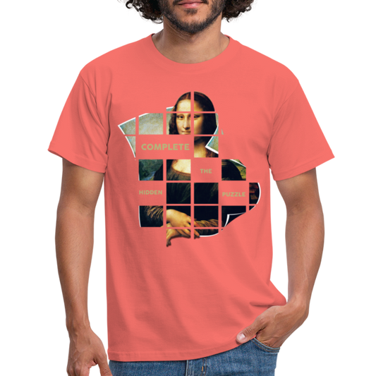 Puzzle - Männer T-Shirt - Koralle