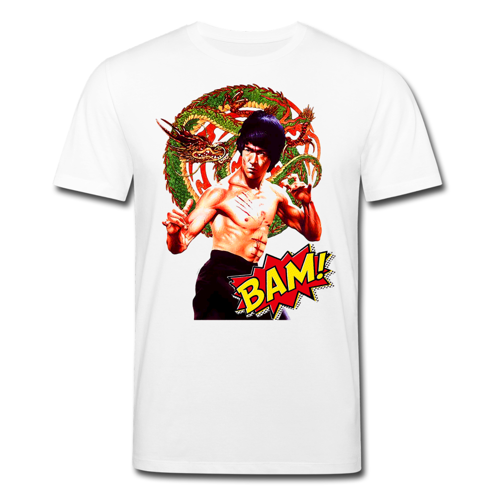 Männer Bio-T-Shirt von Stanley & Stella Bruce Lee - Weiß