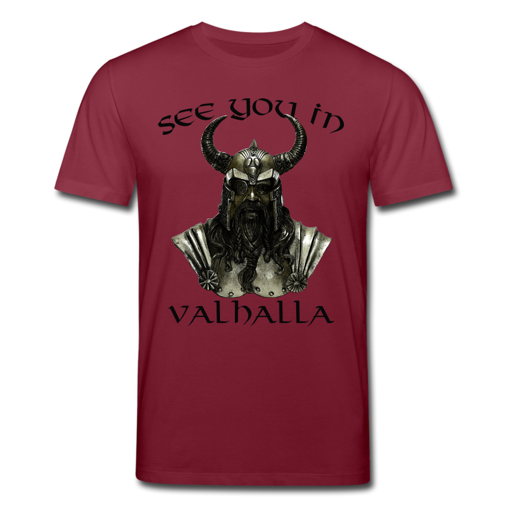Männer Bio-T-Shirt von Stanley & Stella Odin Valhalla - Burgunderrot