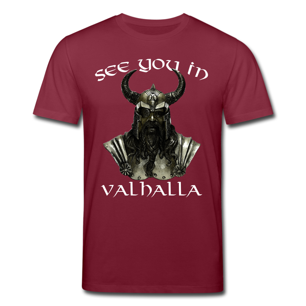 Männer Bio-T-Shirt von Stanley & Stella Odin Valhalla - Burgunderrot