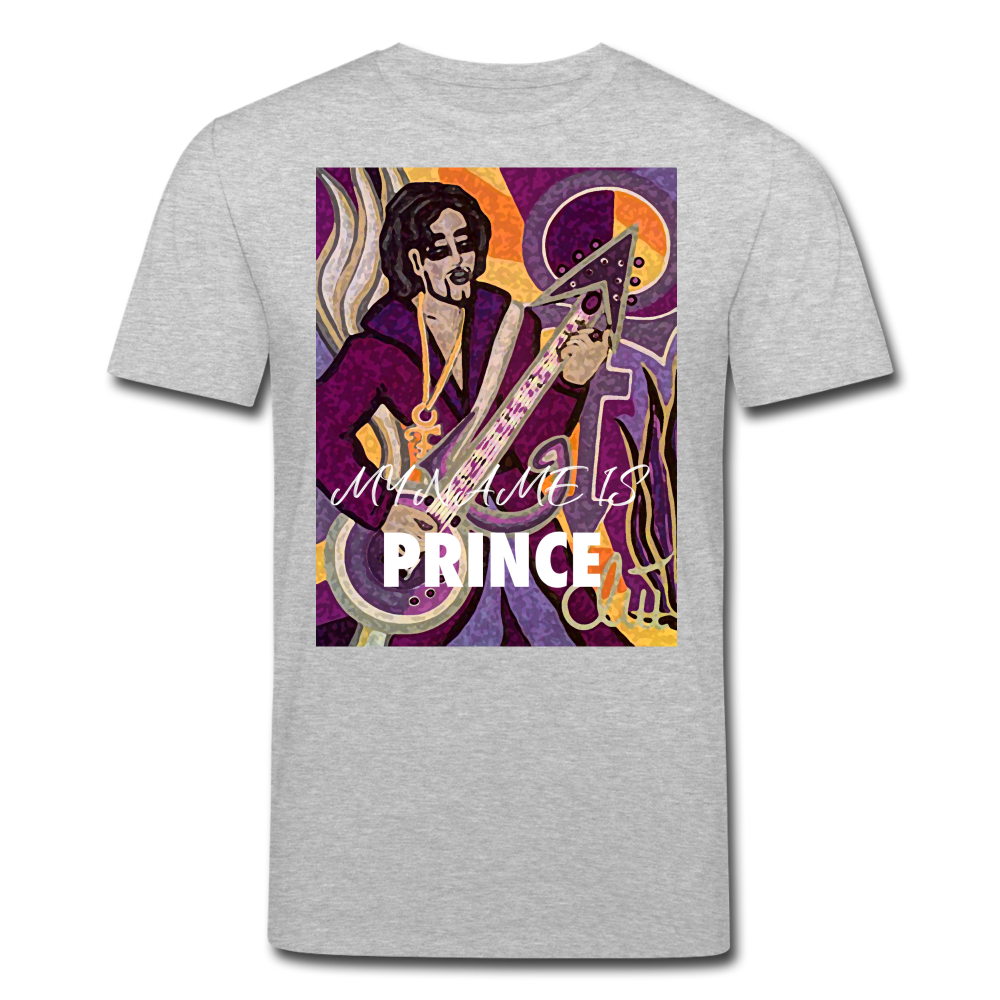 Männer Bio-T-Shirt von Stanley & Stella My Name is Prince - Grau meliert